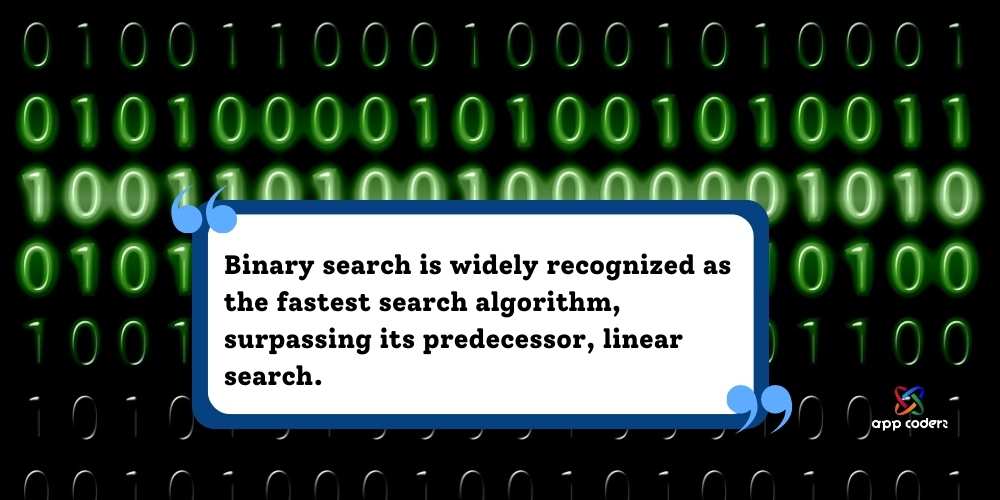 binary search algorithm